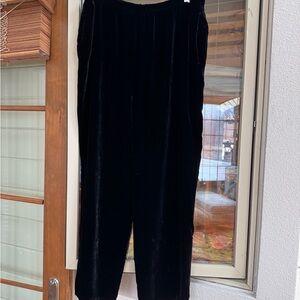 Elegant Black Straight Leg Women's Pants
